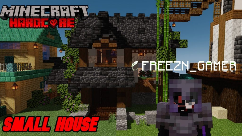 Minecraft: How to Build a Small  House Tutorial  || Minecraft Hardcore || #44 | #freeznlive