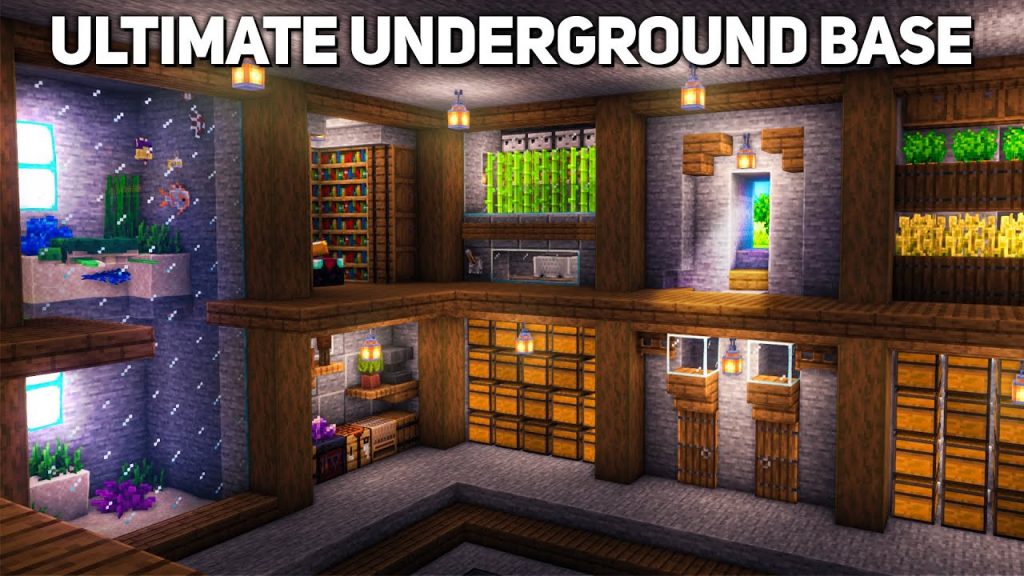 Minecraft: Ultimate Underground Base Tutorial (how to build)