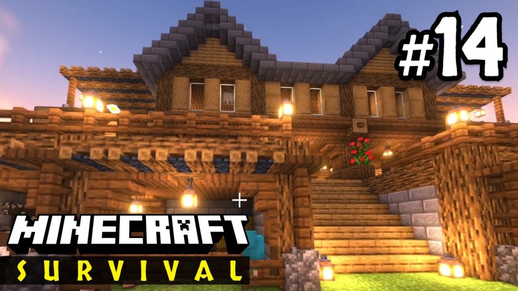 My Epic House is Complete | Minecraft Survival (Episode 14)