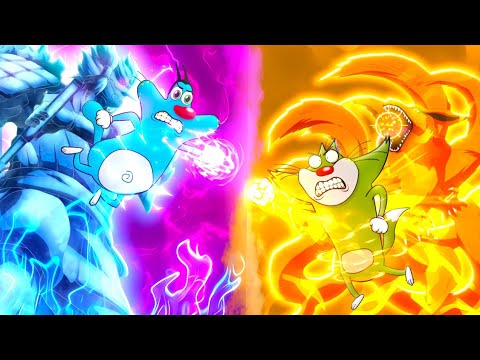 Roblox The Biggest Elemental War Between Oggy And Jack | Rock Indian Gamer |