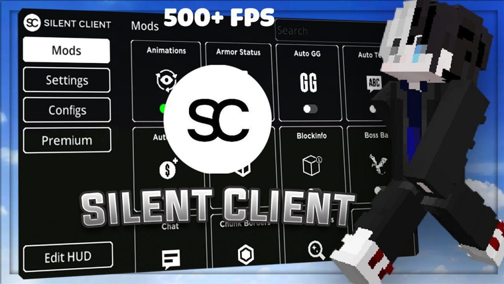 Silent Client (1.8.9) Fps Improvements and Stylish Cosmetics