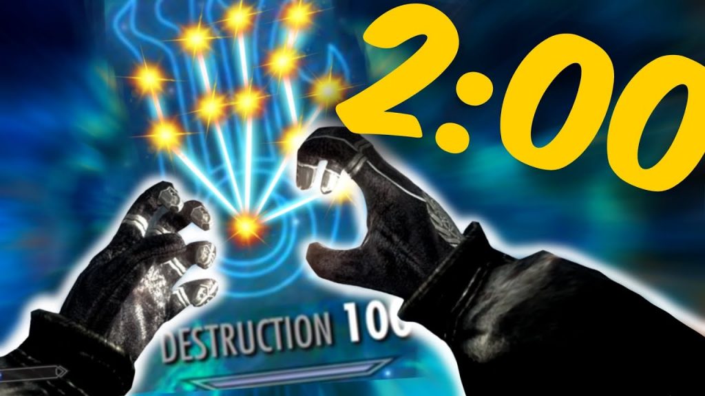Don't Waste YOUR TIME!! Destruction to 100 in 2 MINUTES!! Skyrim AE 2023