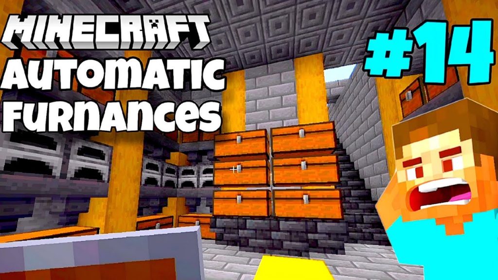 I Built Automatic Furnances Room | Minecraft Automatic Farm | Minecraft Survival Gameplay #14