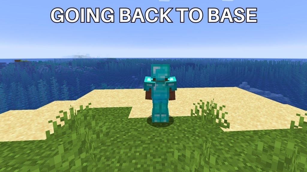 Minecraft Survival Gameplay - Going Back To Base