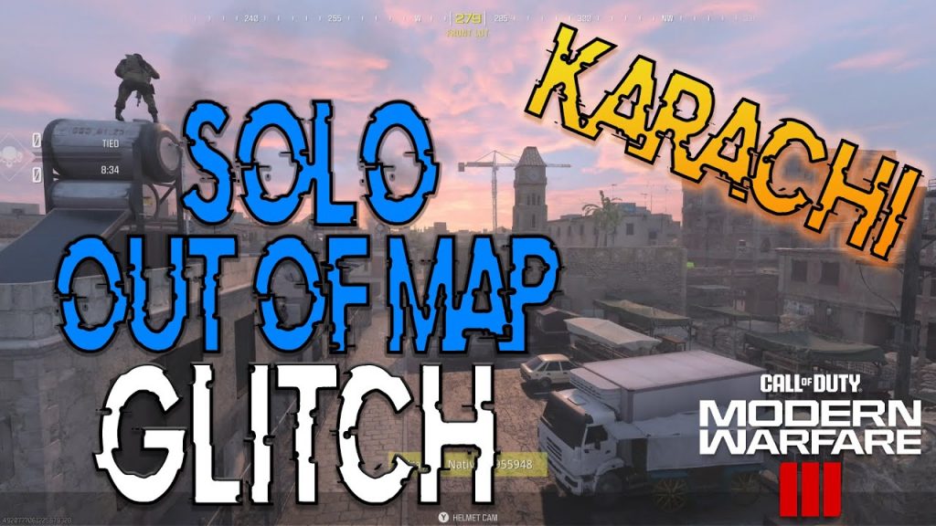 *NEW* SOLO FULLY OUT OF MAP GLITCH ON KARACHI  -  MW3 GLITCHES