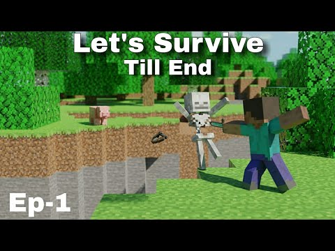 Surviving minecraft but diffrent way | Ep1 | minecraft | techno gamerz | survival series | survival