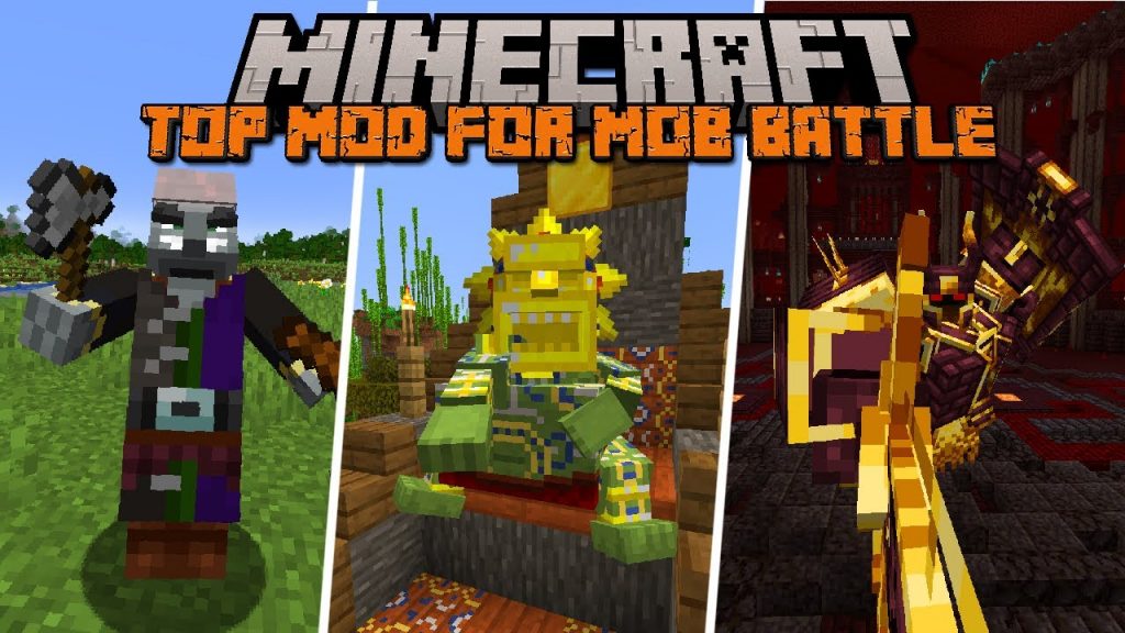 Top 10 Minecraft Mod For Mob Battle (1.16.5-1.19.2) 2023