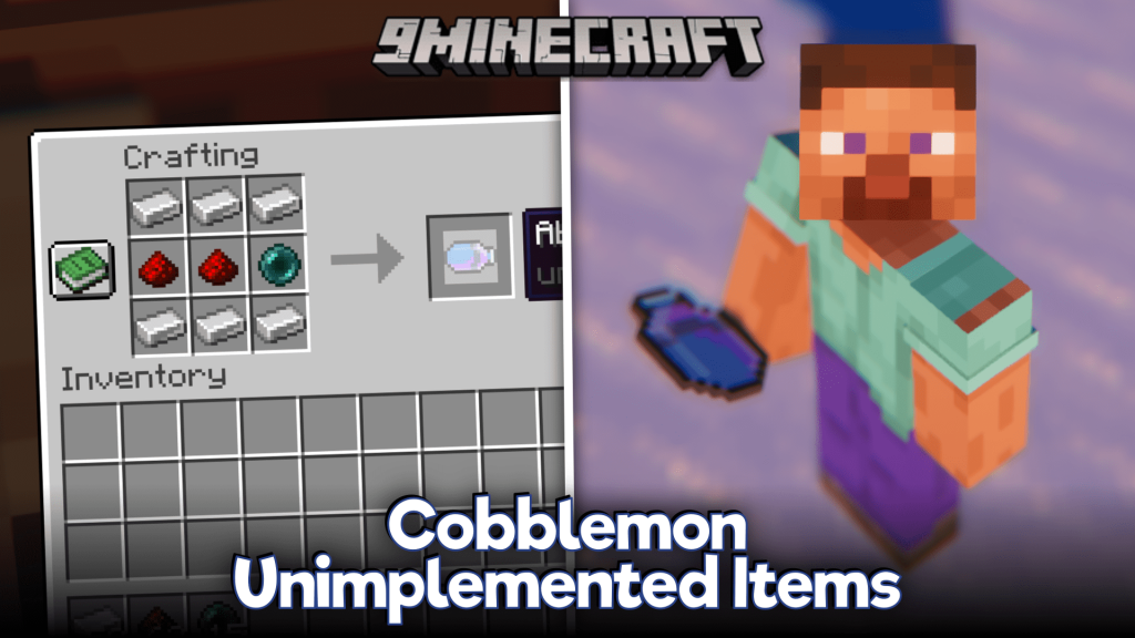 Cobblemon Unimplemented Items Mod (1.20.1, 1.19.2) Additional Items For