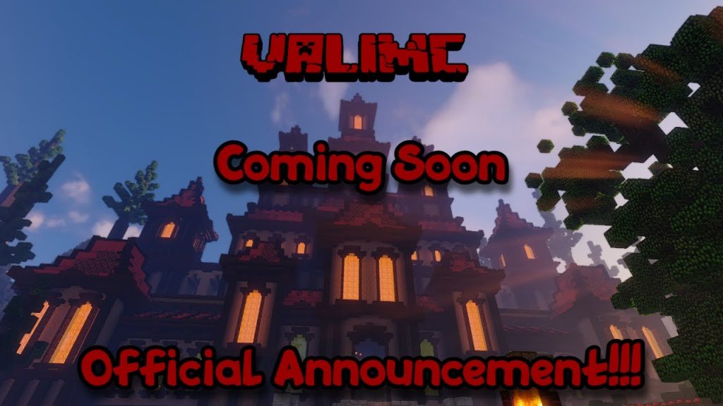 Best new Minecraft Factions server | ValiMc.. Coming soon | Official announcement!!!!