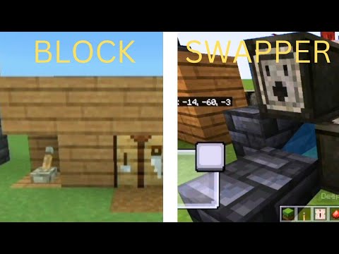 How to make a block swapper and TNT Cannon in Minecraft ( Tutorial ) #minecraft #tutorial #redstone