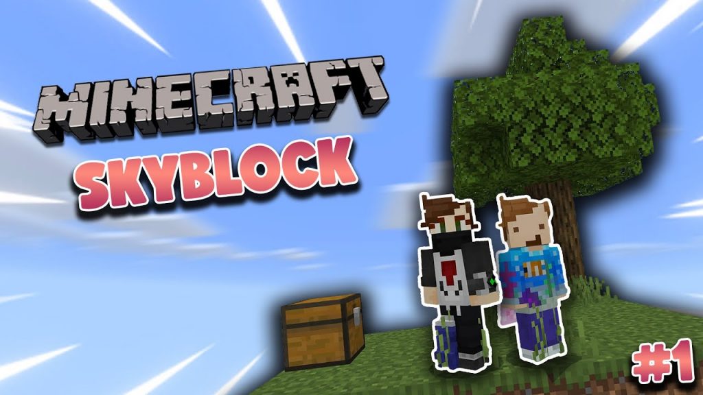 I TRIED MINECRAFT SKYBLOCK FOR THE FIRST TIME EVER!!
