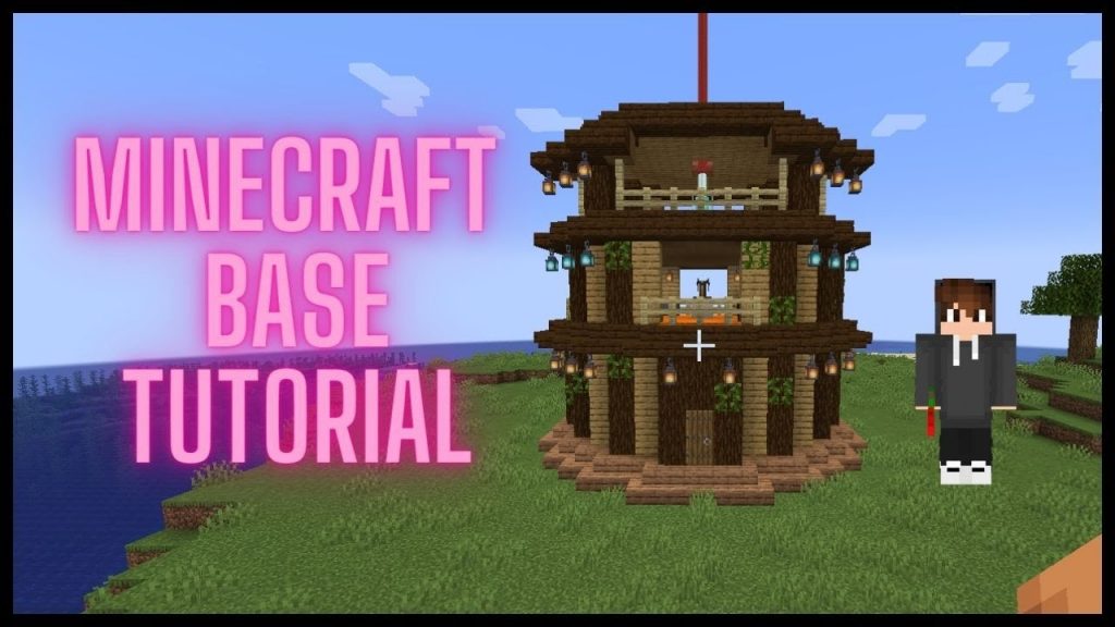 Minecraft survival base tutorial | Minecraft build idea | Minecraft base build