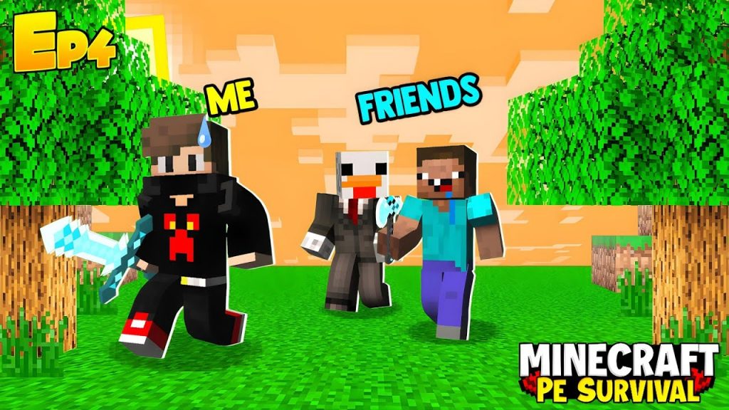 My Friends And Me Were Having Fun Together || Minecraft  Survival Series Ep4