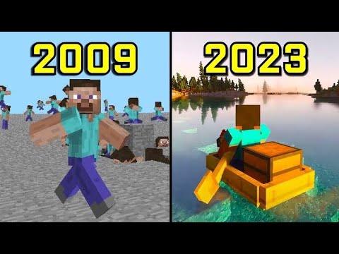 Evolution Of MINECRAFT GAMES 2009 - 2023