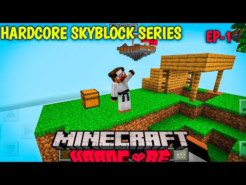 I Survived 50 Days on SkyBlock Only World in Minecraft Hardcore Survival Series Ep-1 (Hindi)