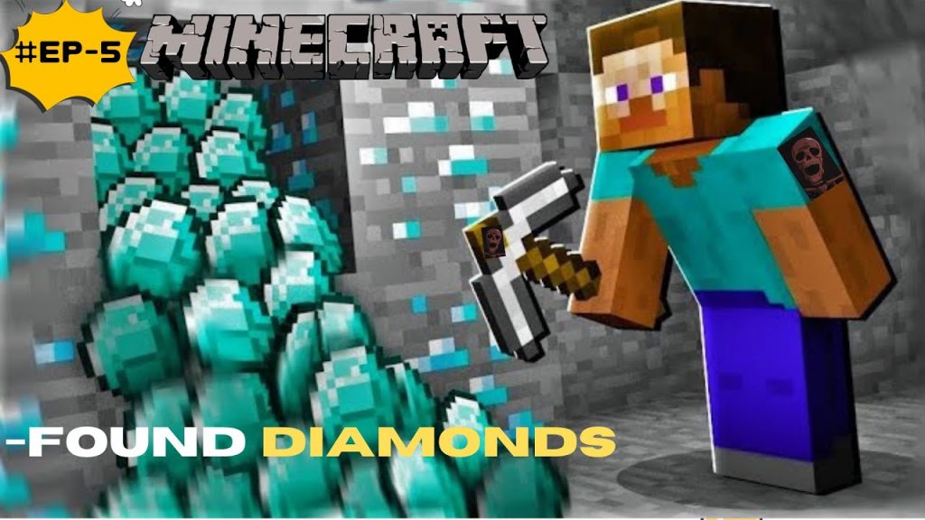 Minecraft Survival Series EP-5 | Finding Diamonds. #minecraft  #minecraftsurvival
