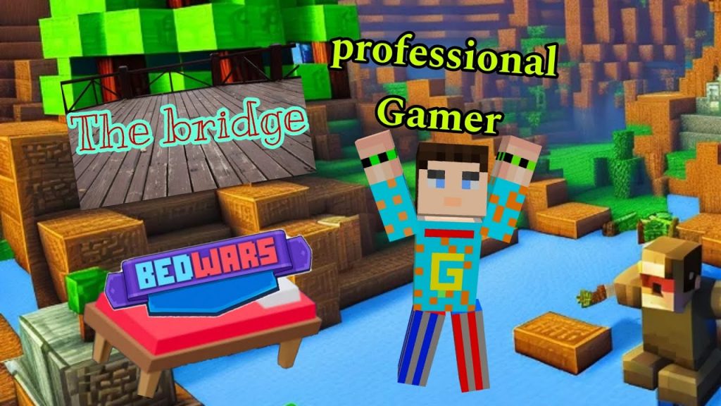 Professional Gamer in Minecraft live Minecraft BEDWARS