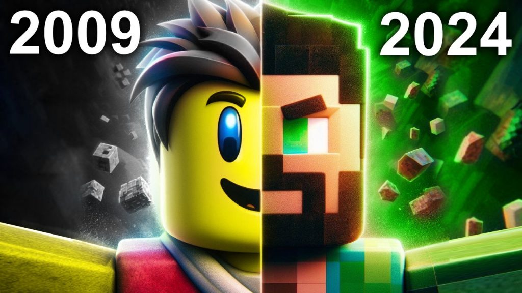 The ENTIRE History of Roblox fake Minecraft Games