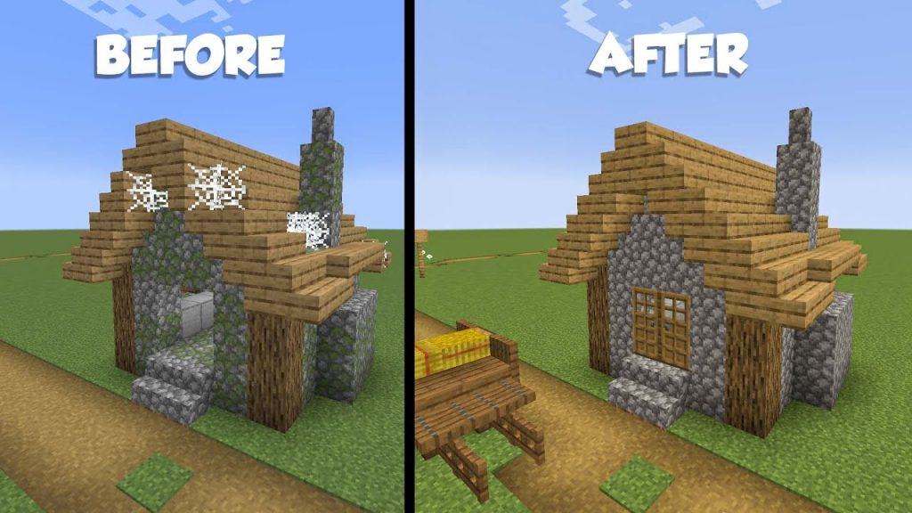 10+ Village decoration build hacks in Minecraft