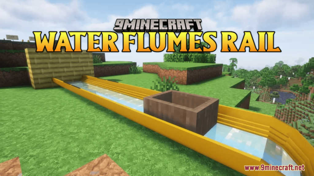 Water Flumes Rail Resource Pack (1.20.4, 1.19.4) Texture Pack