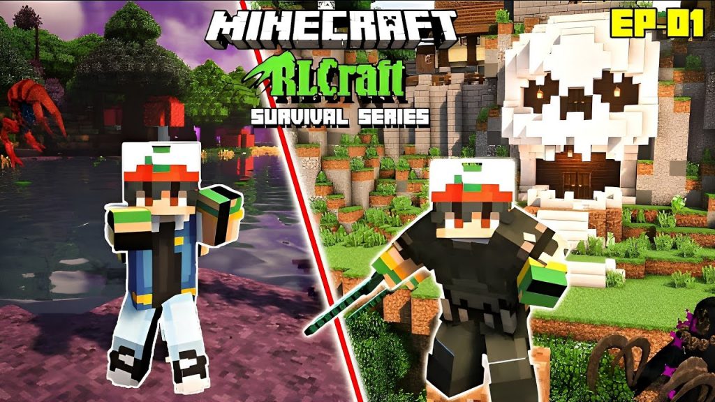 My First Day in RLCRAFT | Modded  Minecraft Survival Series  (Ep-01) !