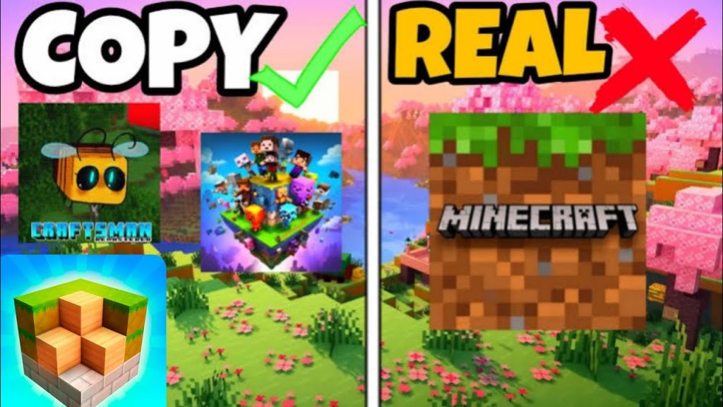 TOP 3 GAMES LIKE MINECRAFT || BEST COPY GAMES LIKE MINECRAFT .