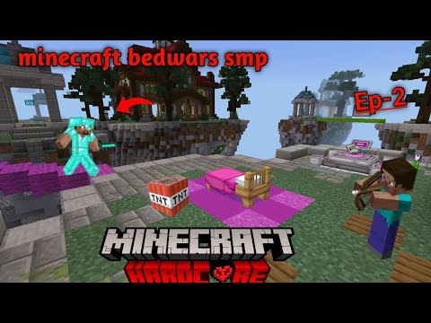 Playing Bedwars in Our Rawknee Smp Only Minecraft Survival Series (Hindi) Ep-2