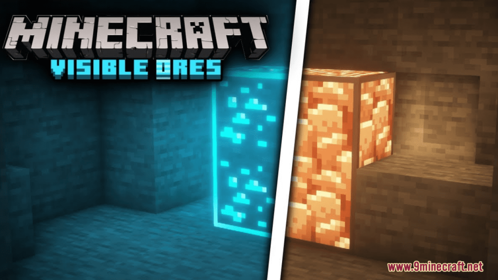 Alloy's Visible Ores Resource Pack (1.20.4, 1.19.4) Texture Pack