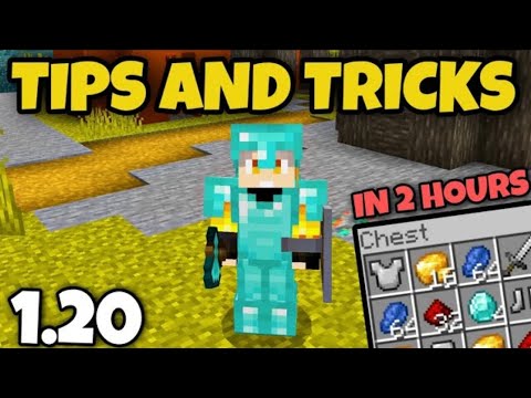 BEST SURVIVAL TIPS AND TRICKS FOR MINECRAFT 1.20 SURVIVAL HINDI