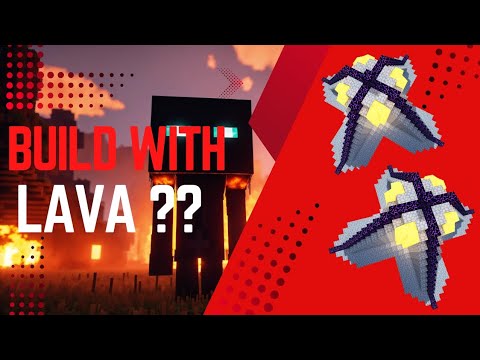 Building with Lava Will BLOW YOUR MIND in #minecraft