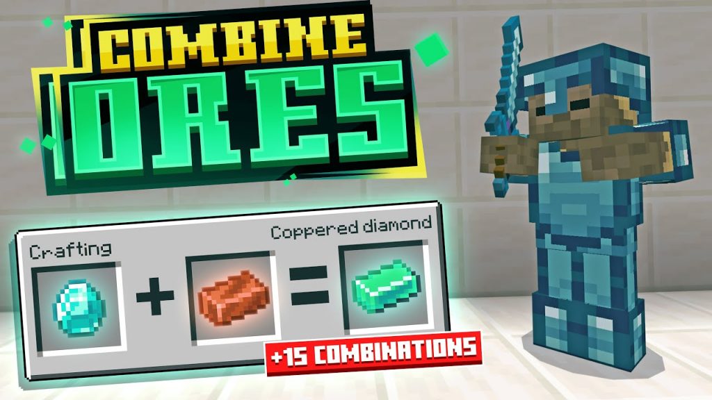 COMBINE ORES Addon enhances Your Minecraft Survival!