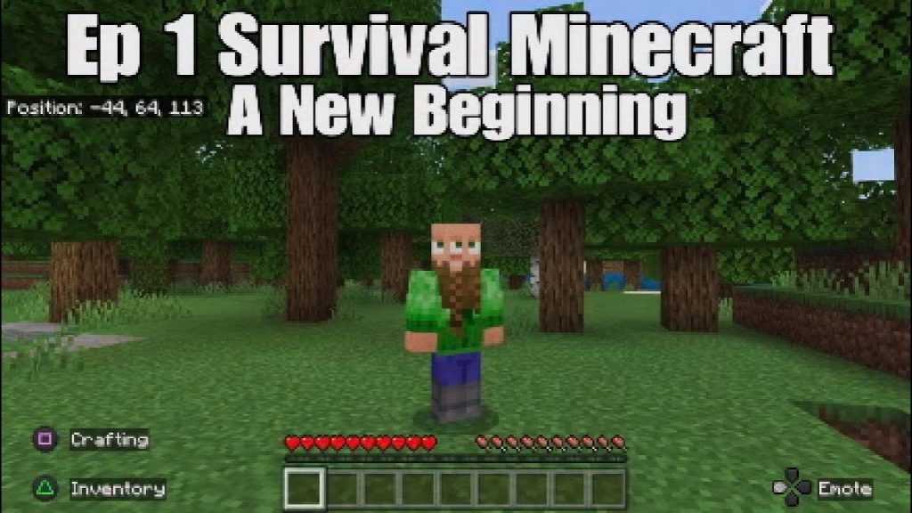 Ep 1 - Minecraft Survival - A New Beginning