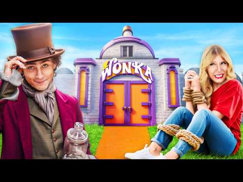 Escaping WONKA'S Chocolate Factory in MINECRAFT!
