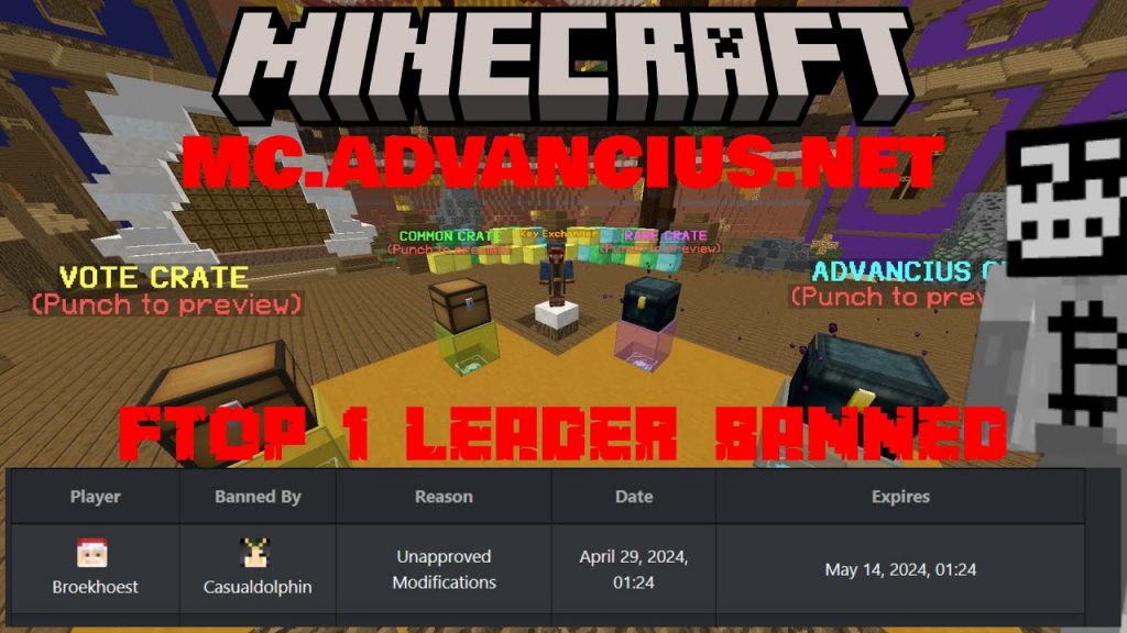 FTOP #1'S LEADER GETS BANNED AFTER RAID (MINECRAFT FACTIONS)