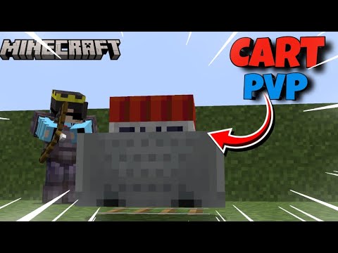 HOW TO BECOME PRO IN CART PVP | MINECART WITH RAIL PVP | SENPAISPIDER | MINECRAFT