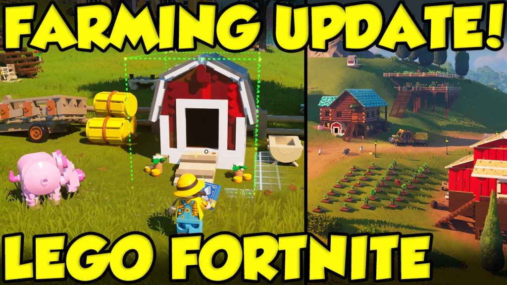 HOW TO TAME ANIMALS IN LEGO FORTNITE! Lego Fortnite Farming Update Patch Notes!