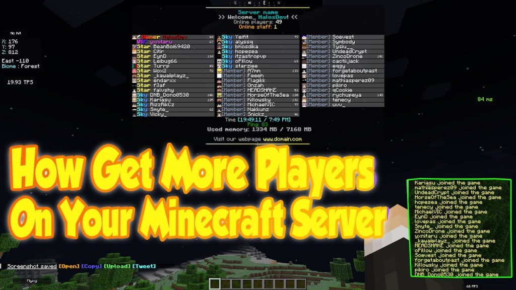 How To Get More Players On Your Minecraft Server