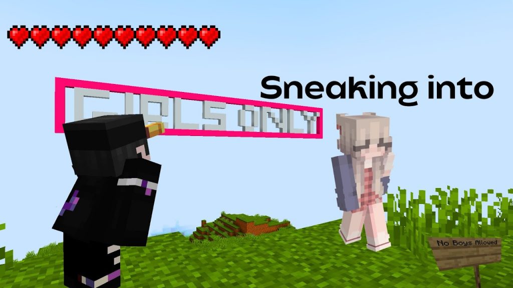 How i snuck into a girls only minecraft server #gaming #minecraft #revenge