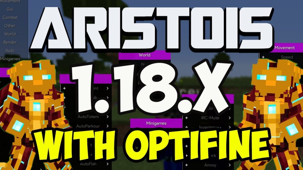 How to get Cheats for Minecraft 1.18.2 - download & install Aristois client 1.18.2 with Optifine