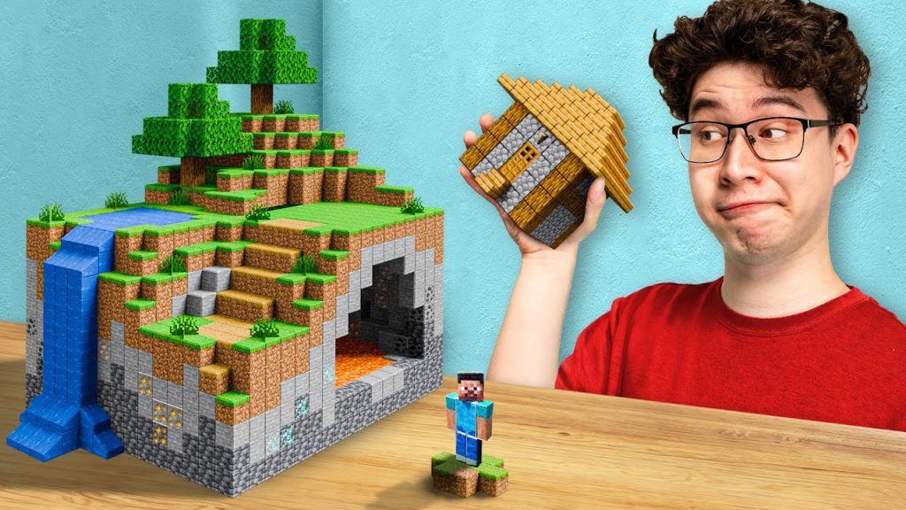 I Built Minecraft in Real Life using Magnets