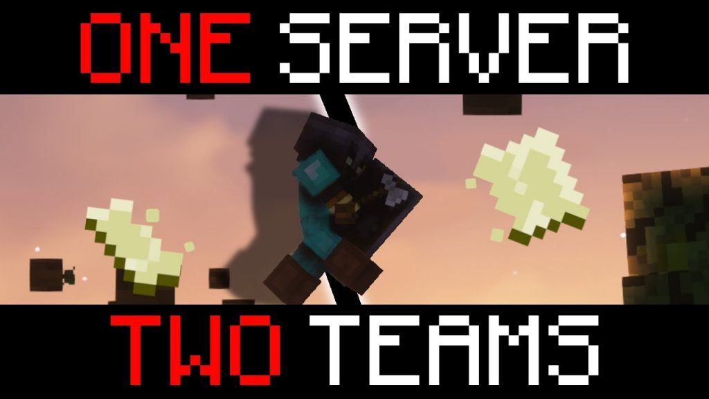 I Divided My Minecraft Server Into Two Teams