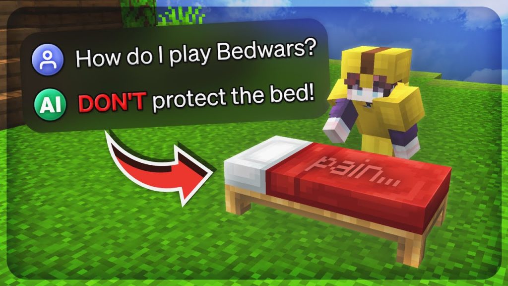 I Let AI Tell Me What To Do in Minecraft Bedwars