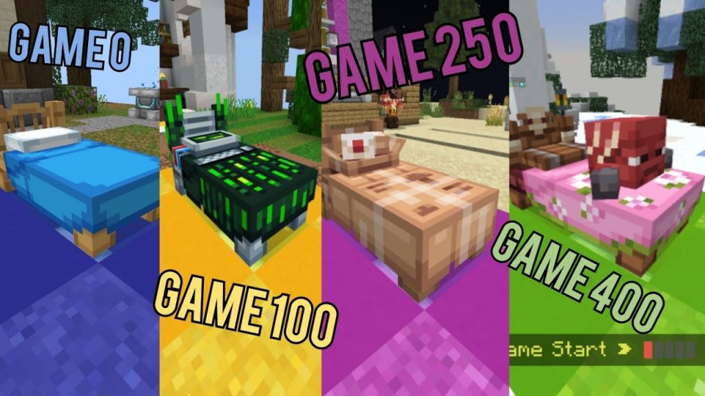 I PLAYED 400 GAMES OF HIVE NEW GAMEMODE BEDWARS IN MINECRAFT