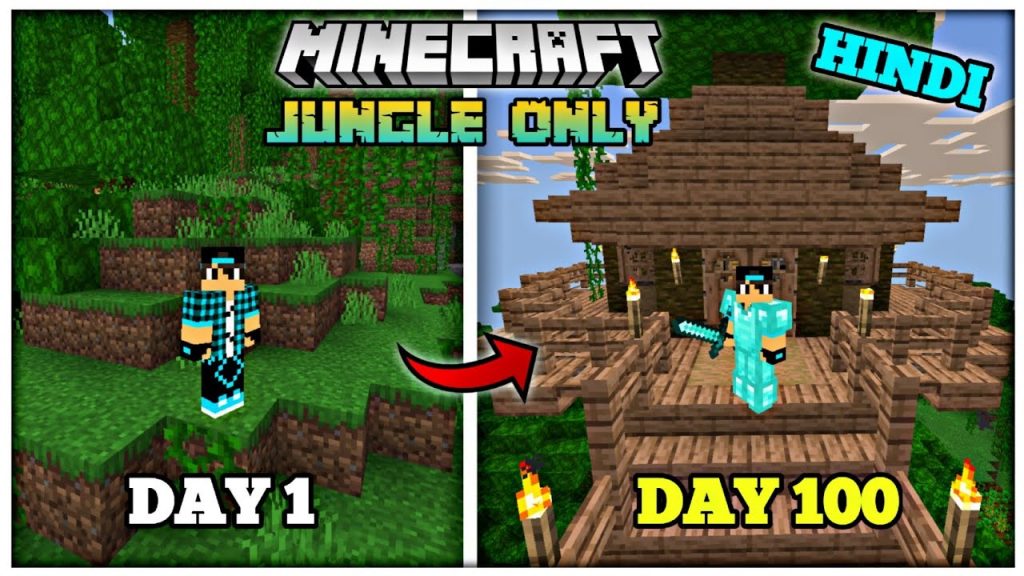 I Survive 50 Days On A Jungle Only World In Minecraft pocket Edition | Aidul Play Palace |Minecraft