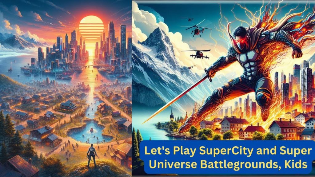 Let's Play SuperCity and Super Universe Battlegrounds, Kids #gameforkids