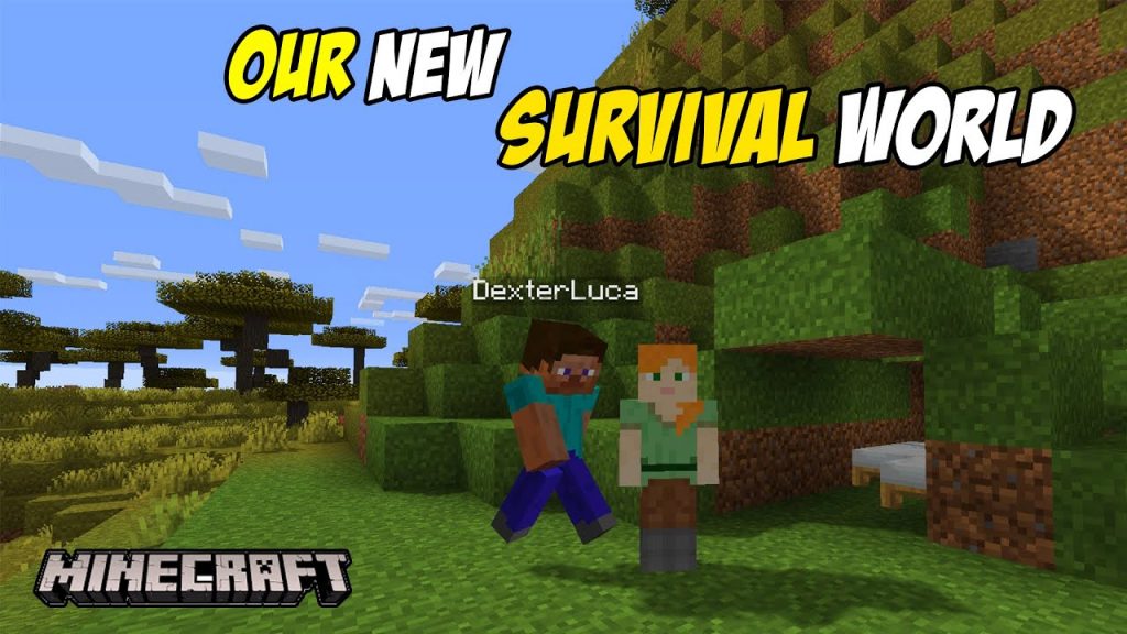 MINECRAFT : LUKA AND ME IN OUR NEW WORLD | MINECRAFT SURVIVAL