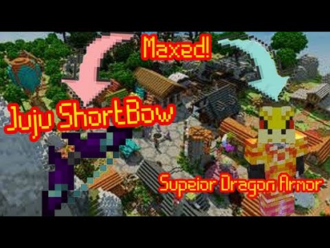 Maxing out juju short bow and superior armour |hypixel Skyblock|