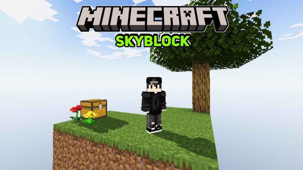 Mencoba Bermain Minecraft Skyblock (GAK BENER !!)