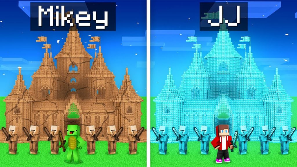Mikey NOOB vs JJ HACKER Kingdom in Minecraft! - Maizen