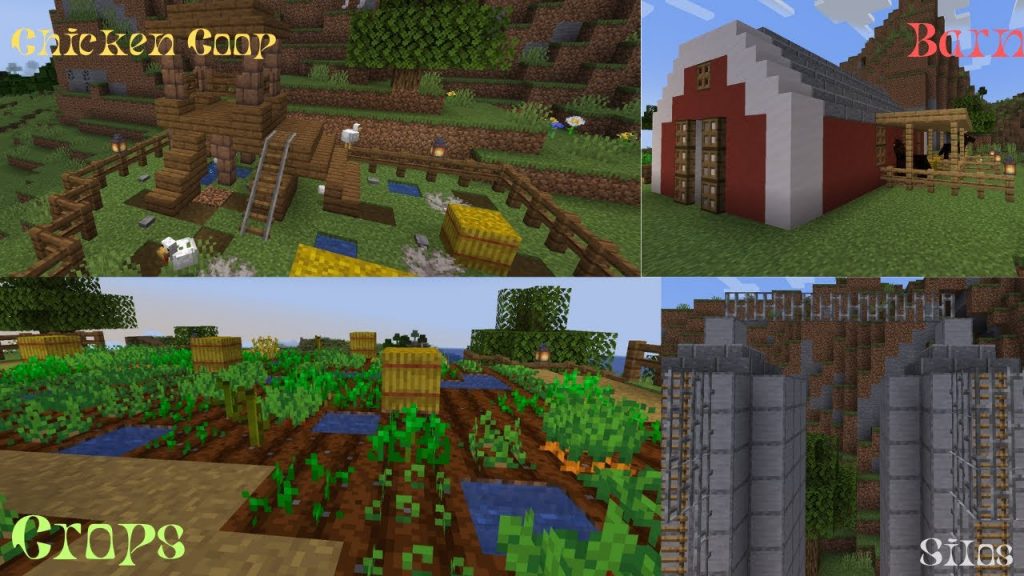 [Minecraft] 15+ Farm Build Hacks